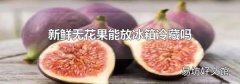 新鮮無花果能放冰箱冷藏嗎