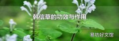韓信草的功效與作用