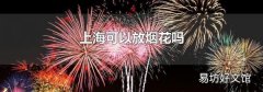上海可以放煙花嗎