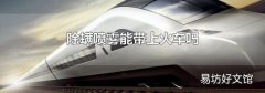 除螨噴霧能帶上火車嗎