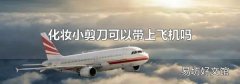 化妝小剪刀可以帶上飛機嗎