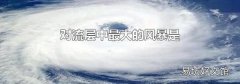 对流层中最大的风暴是