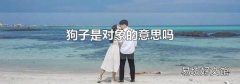 狗子是對象的意思嗎
