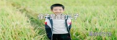 侄子是誰的兒子