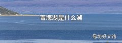青海湖是什么湖