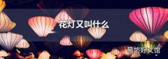 花燈又叫什么