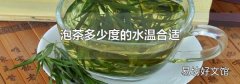 泡茶多少度的水温合适