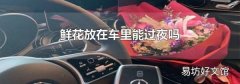 鲜花放在车里能过夜吗
