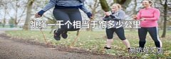 跳绳一千个相当于跑多少公里
