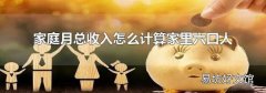 家庭月总收入怎么计算家里六口人