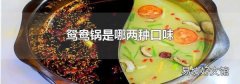 鸳鸯锅是哪两种口味