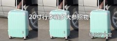 20寸行李箱多大參照物