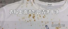 衣服上油渍怎么清洗干净 婴儿爽身粉也可以用来处理油渍