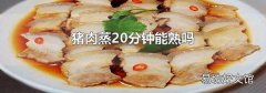 豬肉蒸20分鐘能熟嗎