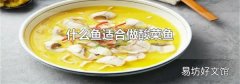 什么魚適合做酸菜魚