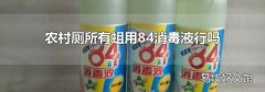 农村厕所有蛆用84消毒液行吗