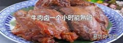 牛肉卤一个小时能熟吗