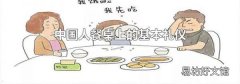 中国人餐桌上的基本礼仪