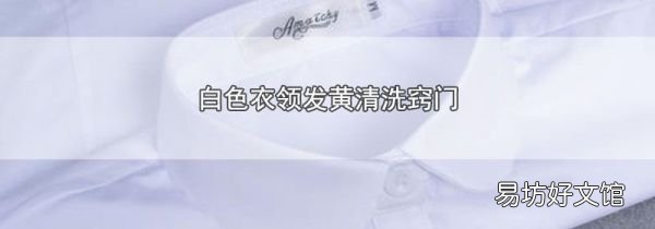 白色衣领发黄清洗窍门