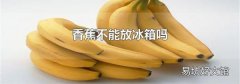 香蕉不能放冰箱嗎
