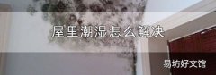 屋里潮湿怎么解决