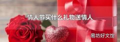 情人节买什么礼物送情人