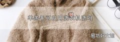 羊羔毛可以用洗衣机洗吗