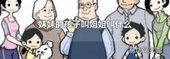 妹妹的孩子叫姐姐叫什么