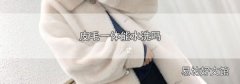 皮毛一体能水洗吗