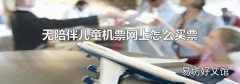 无陪伴儿童机票网上怎么买票