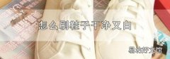 怎么刷鞋子干净又白