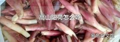 高山陽荷怎么吃