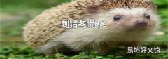 刺猬冬眠不?