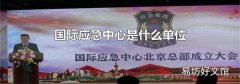 国际应急中心是什么单位