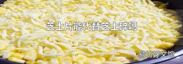 芝士片能代替芝士碎吗