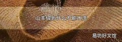 山羊绒为什么不能水洗