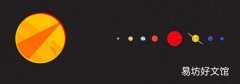 太阳系中行星的大小排列