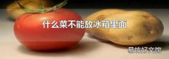 什么菜不能放冰箱里面