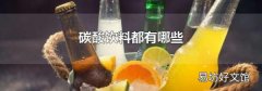 碳酸饮料都有哪些