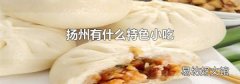 扬州有什么特色小吃