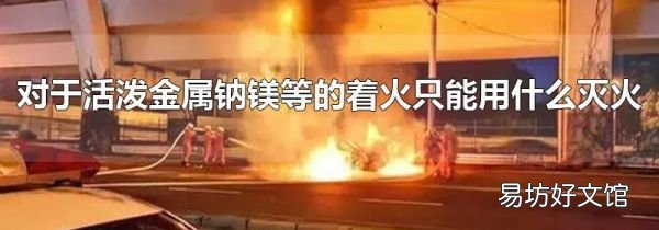 对于活泼金属钠镁等的着火只能用什么灭火