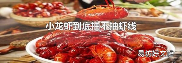 小龙虾到底抽不抽虾线