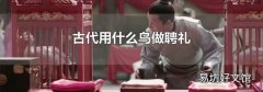 古代用什么鸟做聘礼