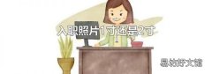 入职照片1寸还是2寸