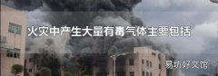 火灾中产生大量有毒气体主要包括
