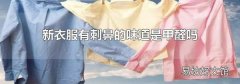 新衣服有刺鼻的味道是甲醛吗