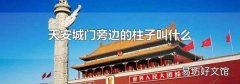 天安城门旁边的柱子叫什么