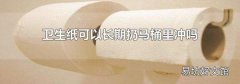 卫生纸可以长期扔马桶里冲吗