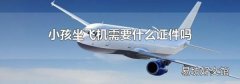 小孩坐飞机需要什么证件吗