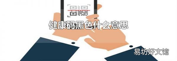健康码黑色什么意思